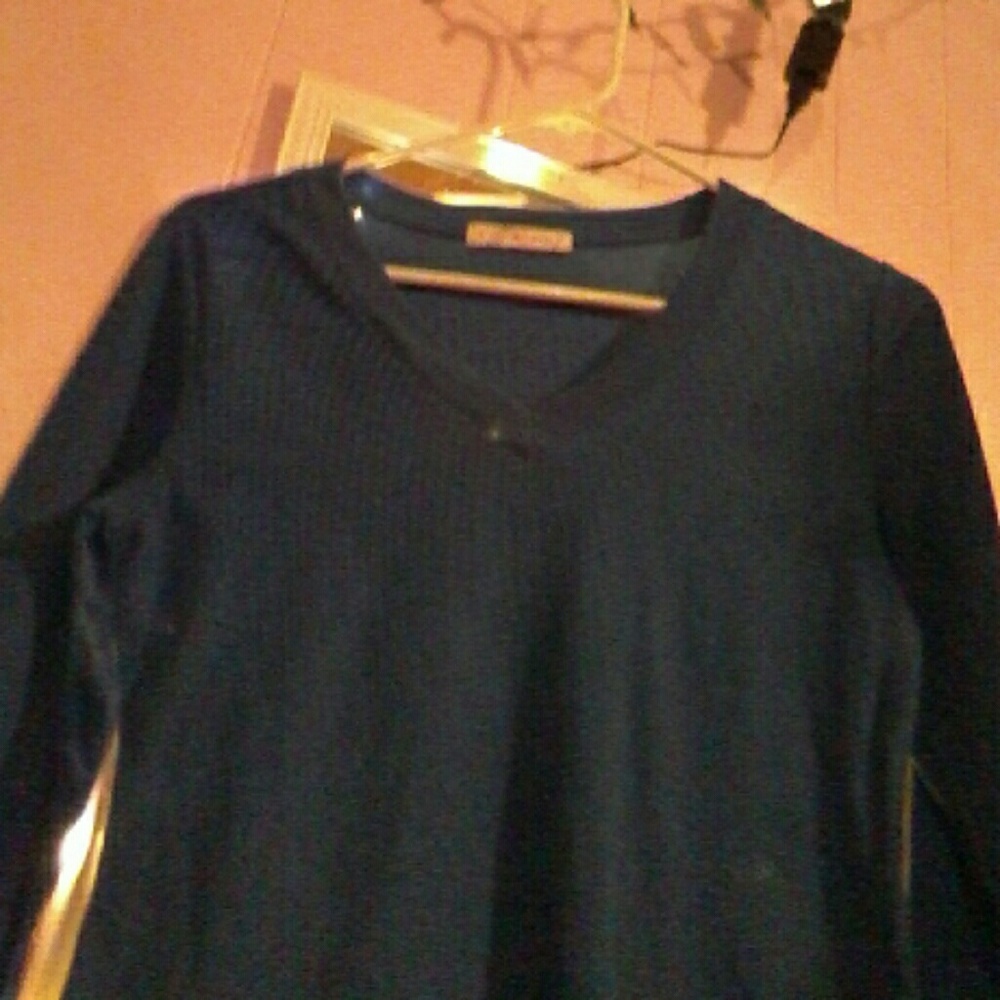 Sporty Blue Long Sleeve Tee